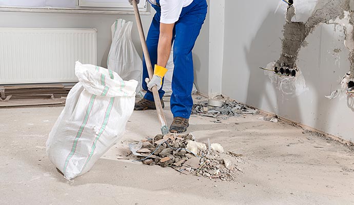 construction trash cleaning service