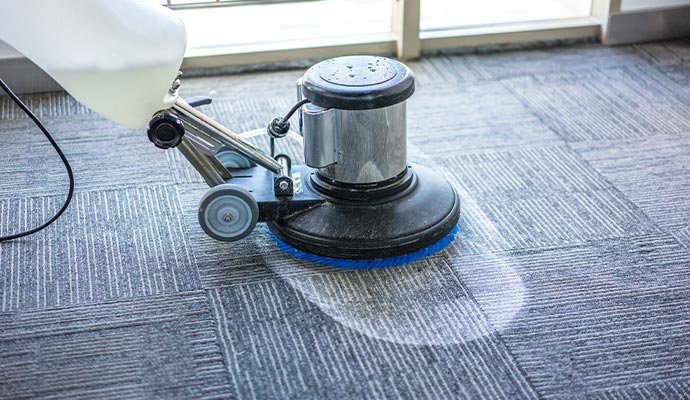 carpet cleaning using equipment