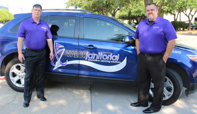 Valor janitorial service vehicle